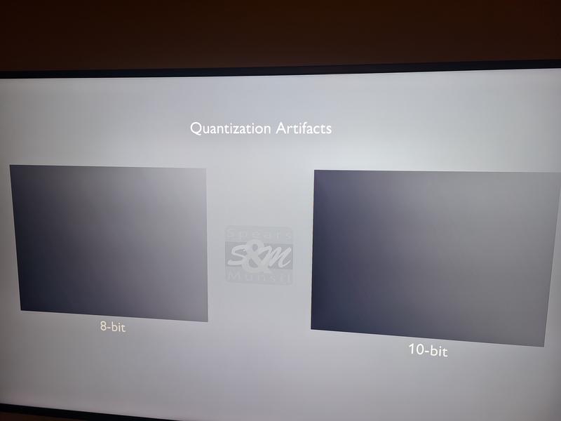 Spears Munsil Quantization Test video 8-bit vs 10-bit