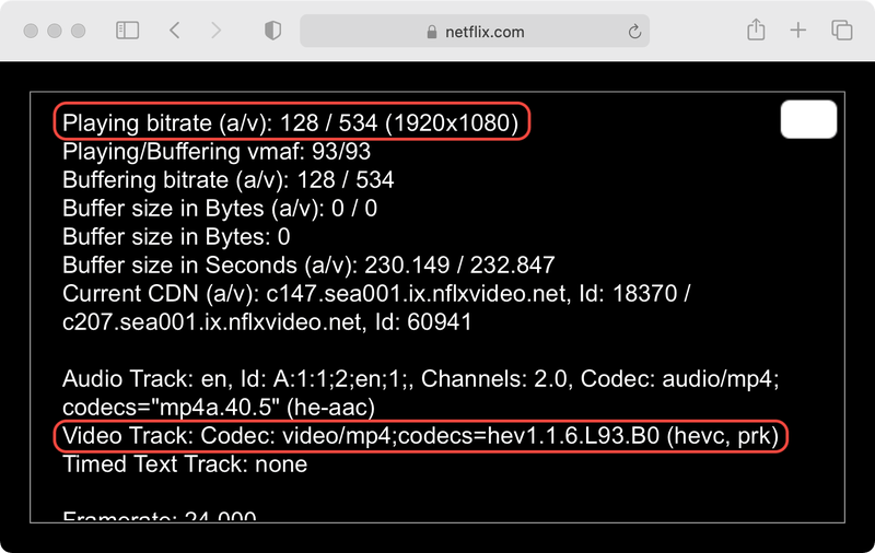 Netflix Queen's Gambit streaming on Safari