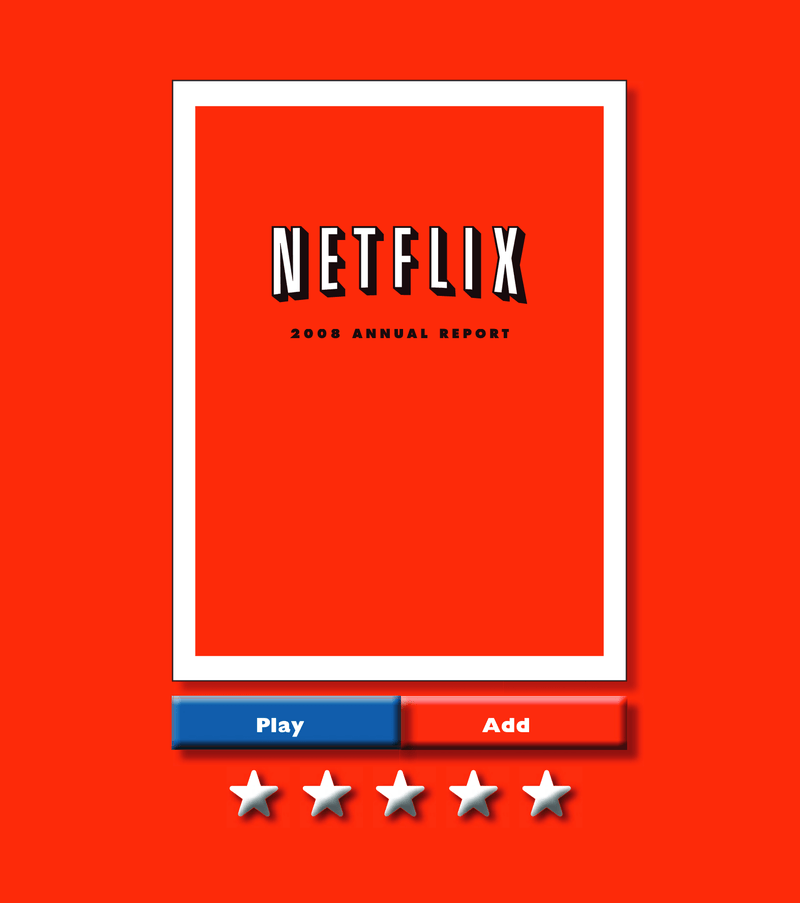 Netflix annual report 2008