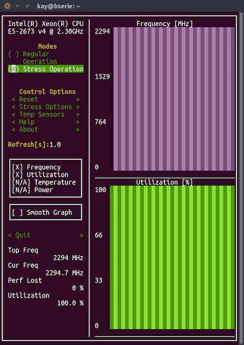 s-tui tool